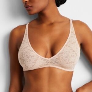 State of Day Women's Mesh Lace Bralette, not padded, Exclusively at Macy's,  NWT
